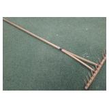 Wooden rake