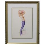 Pin Up Girl Blonde Giclee by Alberto Vargas