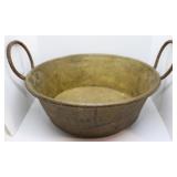 Vintage Brass Bucket w /handles
