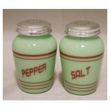 Jadeite Salt & Pepper Shakers