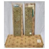 2 VA Metalcrafters 24-16 Florentine Pushplates