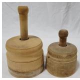 Pair of Wooden Butter Molds