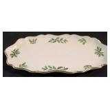 Lenox Holiday Oval Tray w/ Holly