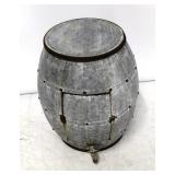 Galvanized Water Barrel w/ Spout