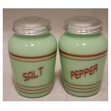 Jadeite Salt & Pepper Shakers
