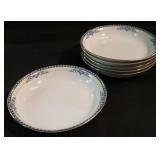 6 Noritake Chanesta Cereal Bowls - 7.5"