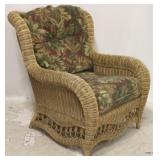 Wicker arm chair