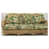 Wicker sofa by Tradewinds