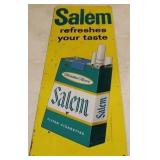 1965 Metal Salem Cigarette Sign 8" x 22"