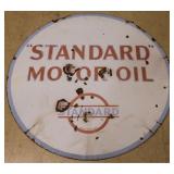Vintage Standard Oil 36" Round Double Sided Sign