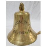 Central Pacific Railroad Line Brass Bell