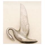 Vintage swan hood ornament