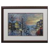 All Aboard Giclee by Thomas Kinkade