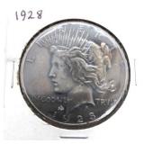 1928 Silver Peace Dollar