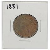 1881 Indian Head Penny