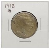 1918S Buffalo Nickel