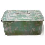 Covered metal box