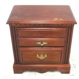 Broyhill mahogany bedside stand