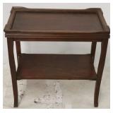 Mahogany 2 tier side table