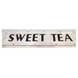 Metal Sweet Tea sign