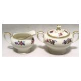 Lumberton "Plymouth" Creamer + Sugar Set