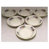 Set of 6 Lumberton "Plymouth" Sm. Bowls