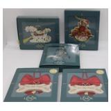 5 Lenox Christmas Ornaments