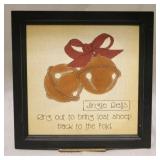 "Jingle Bells" Framed Wall Decor
