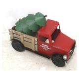 Metal Christmas tree truck