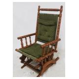 Vintage Platform Rocking Chair