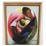 Oil on Canvas signed