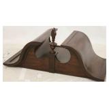 Henkel Harris mahogany bonnet top for highboy