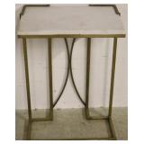 Marble top stand by Iron Butterfly-as is