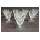Fostoria "Chintz" Juice Glasses - 8pcs