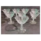 Fostoria "Chintz" Sherbets - 8 pcs