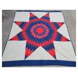 Quilt - Red & Blue - 100" x 90"