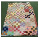 Hand stitched quilt