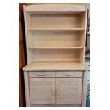 Two part kitchen hutch