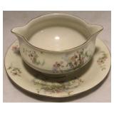 Haviland "Apple Blossom" Gravy Boat