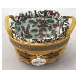 1999 Longaberger Peppermint basket
