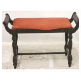 Vintage vanity bench