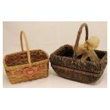 Set of 2 Wicker Baskets