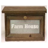 "Farmhouse" Bread Box