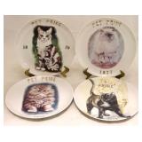 Set of 4 Pet Pride Plates