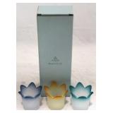 Party Lite 3pc. Candle Holder Set w/ Box