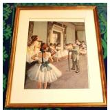 Vintage framed print