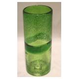 Art Glass Vase 12" t x 5" round