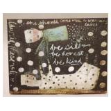 "Women Should come w/ Warning" Canvas