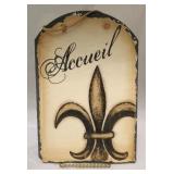 Painted Slate Wall Decor