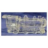 Locomotive Glass Candy Holder